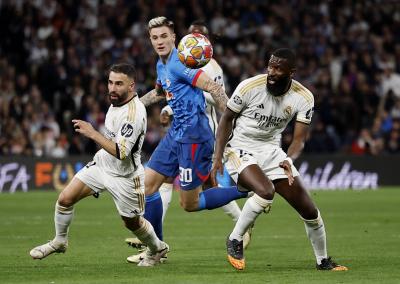 ريال مدريد يتعادل مع لايبزيغ 1-1 ويتأهل إلى ربع نهائي دوري أبطال أوروبا