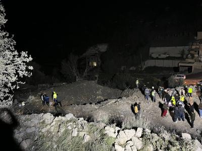 غارة اسرائيلية تودي بحياة 5 أشخاص في بلدة خربة سلم (فيديو)