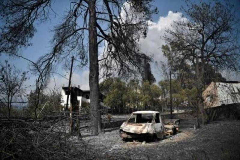 16 جريحا إصاباتهم طفيفة في حرائق اليونان