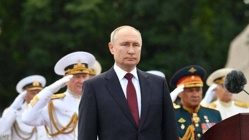 بوتن يشيد بالاسطول الروسي 