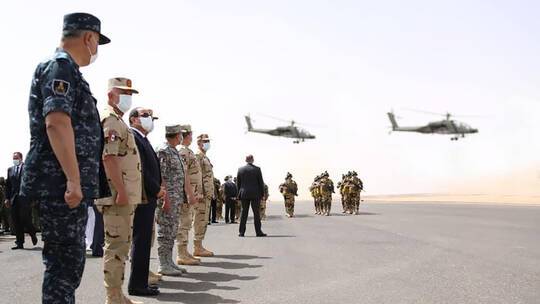 بالصورة.. الجيش المصري يوجه رسالة إلى إثيوبيا بطريقة غير مباشرة
