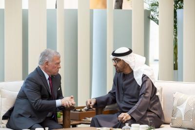 محمد بن زايد والملك عبدالله يناقشان مستقبل التعاون بين البلدين