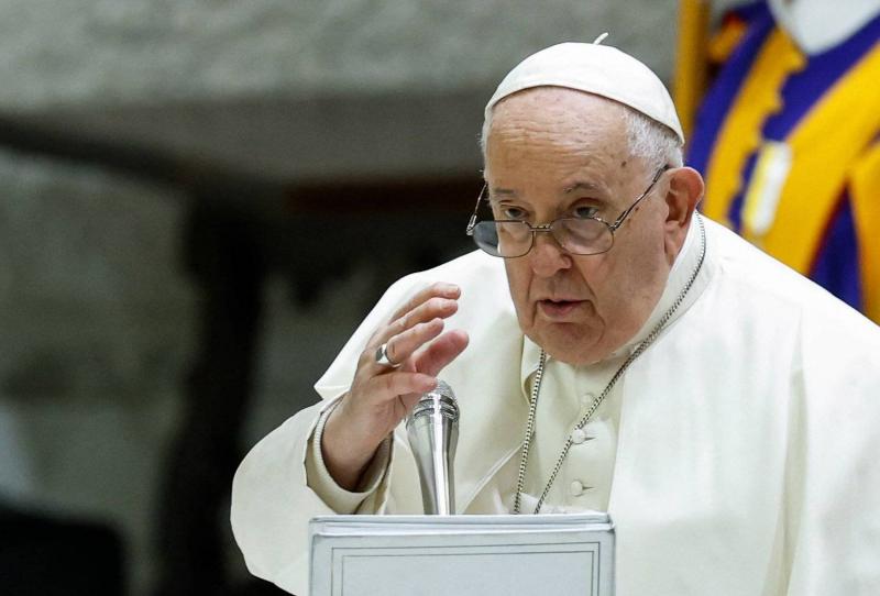 البابا فرنسيس لم يقرأ عظة أحد الشعانين ويترأس القداس