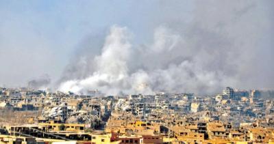 غارات عنيفة على شرق سوريا ومقتل قيادي إيراني