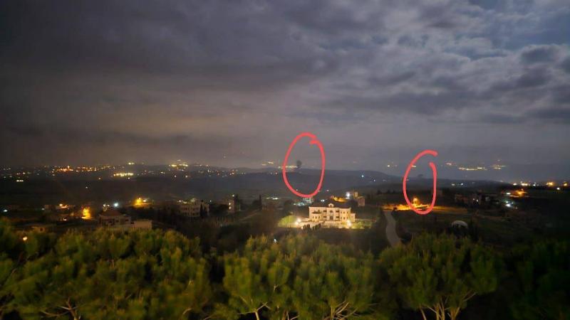 غارتان على طوفا جنوبي لبنان.. وتحذير من صاروخ لم ينفجر