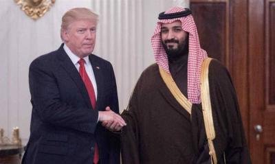 ترامب أجرى اتصالا هاتفيا مع ولي العهد السعودي