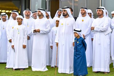 محمد بن راشد يشهد أمسية 
