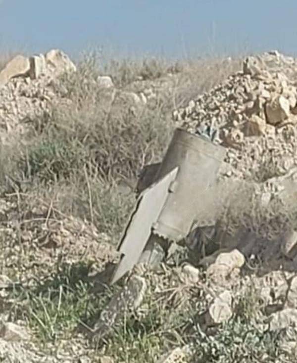 صاروخ مجهول المصدر شرقي البحر الميّت (صور)