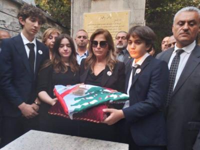 عائلة باسكال سليمان تسلمت من “القوات” علم الحزب ووسام الشهيد