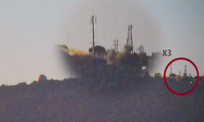 صلية صواريخ تستهدف قاعدة ميرون الجوية في الجليل الأعلى (فيديو)