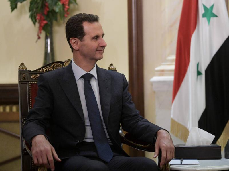 الرئيس السوري يتحدث عن لقاءات مع الأميركيين