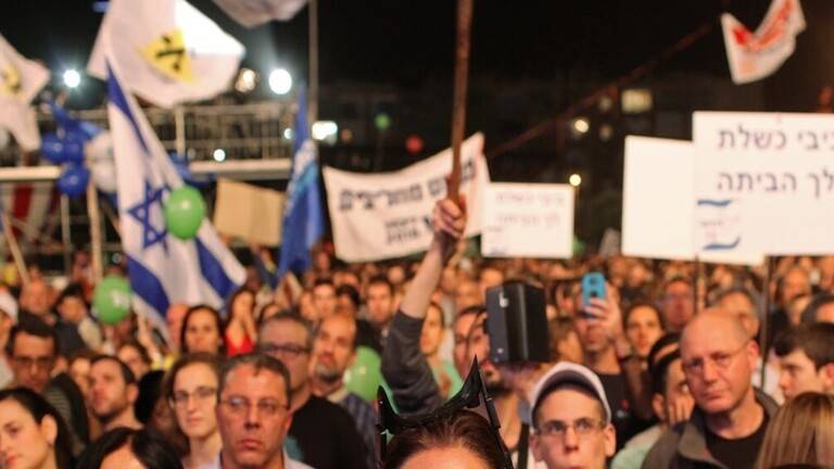 مظاهرات حاشدة في تل أبيب