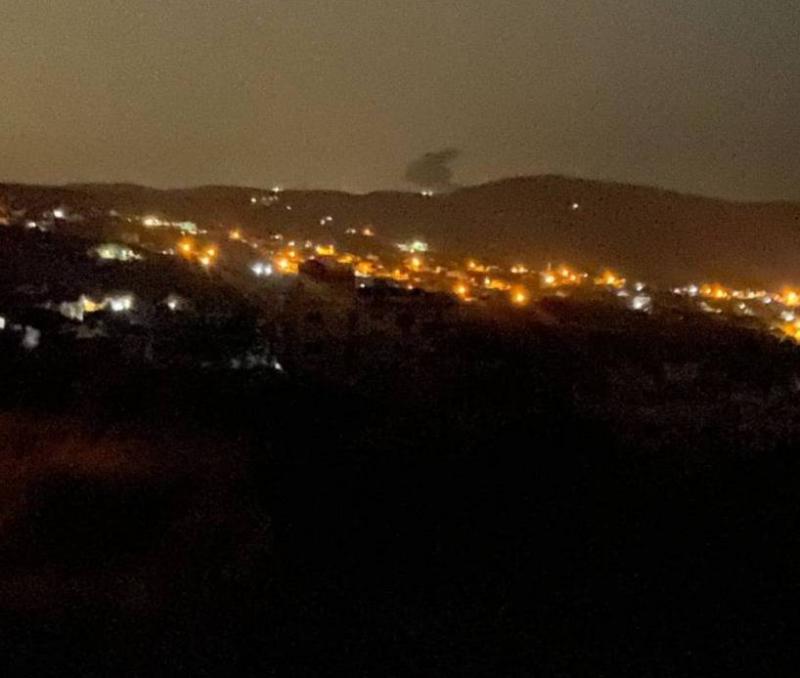 الجيش الإسرائيلي ينشر مشاهد لقصفٍ جوي على أهداف لـ
