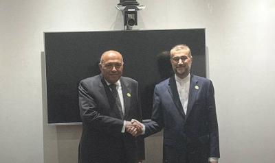 شكري وعبد اللهيان يبحثان الأوضاع في غزة