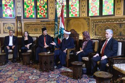 دريان استقبل رئيس اللجنة الأسقفية للحوار المسيحي - الإسلامي