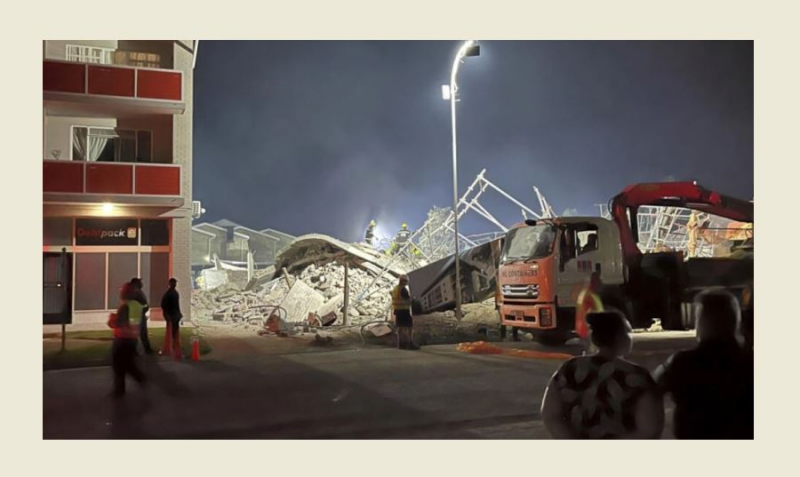 أربعة قتلى وعشرات العالقين تحت الأنقاض في انهيار مبنى قيد الإنشاء جنوب أفريقيا