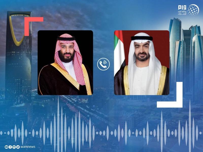 الشيخ محمد بن زايد و الأمير محمد بن سلمان يبحثان مسيرة العلاقات الأخوية وقضايا المنطقة
