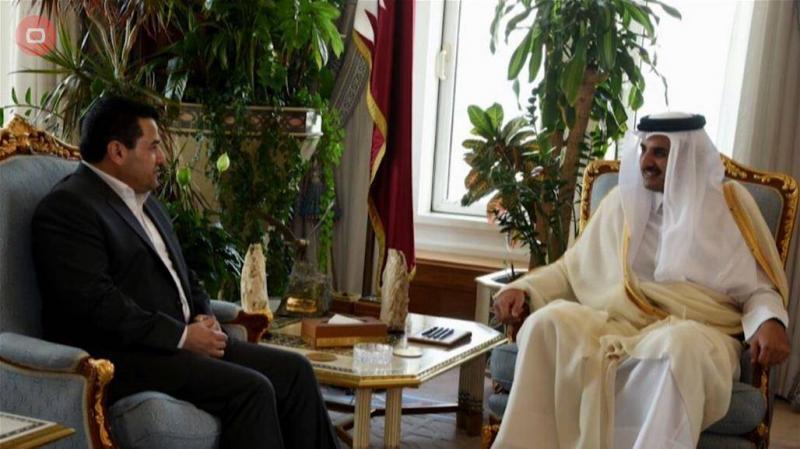 أمير قطر يتسلم دعوة من الكاظمي لحضور قمة بغداد