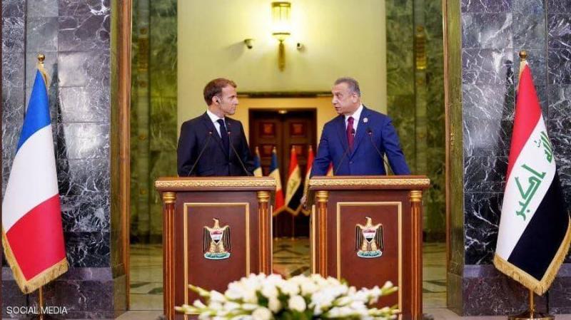 قبل قمة بغداد.. ماكرون والكاظمي يحذران من خطر داعش