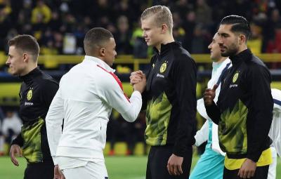 على خطى باريس سان جيرمان.. ريال مدريد يُخطط للجمع بين مبابي وهالاند