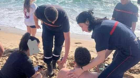 محاولات لإنقاذ 4 شبان غرقوا في جبيل