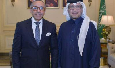 البخاري استقبل السفير المصري