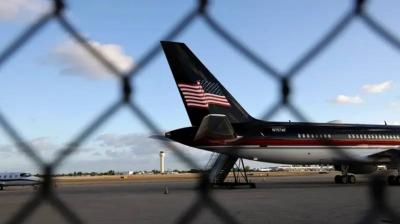 طائرة ترامب تتعرض لحادث في فلوريدا