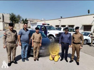 القبض على متهم قام بدهس رجل المرور بالعراق