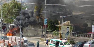 بالفيديو...قتيلان في استهداف دراجة نارية في بنت جبيل
