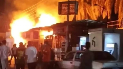 حريق داخل مستشفى في القاهرة
