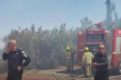إندلاع حريق في منطقة ريخس رميم بالجليل الأعلى