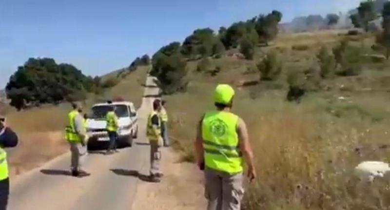 آخر التطورات في جنوب لبنان..حريق كبير بمحاذاة الخط الأزرق