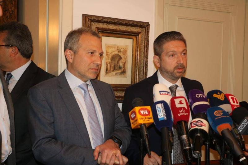 لقاء بين باسيل وكرامي... وتأكيد على أهمية التفاهم والتوافق