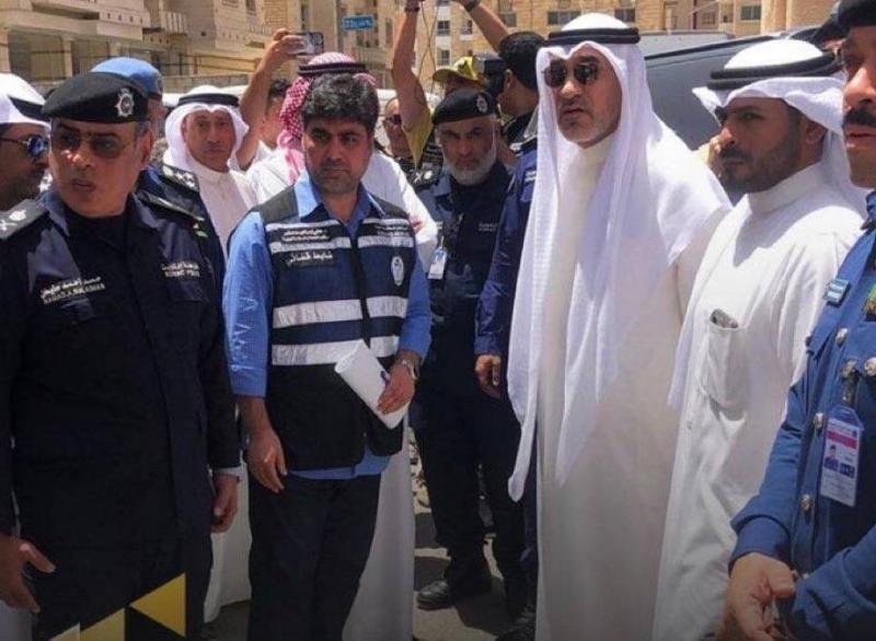 القبض على صاحب عمارة المنقف.. وزير الداخلية الكويتي: ما يطلعك إلّا أنا!