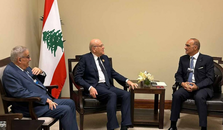 رئيس المجلس الاوروبي لميقاتي: نتفهم الموقف اللبناني من النازحين