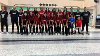 منتخب لبنان للاناث (تحت الـ18 سنة) غادر الى بطولة آسيا - المستوى