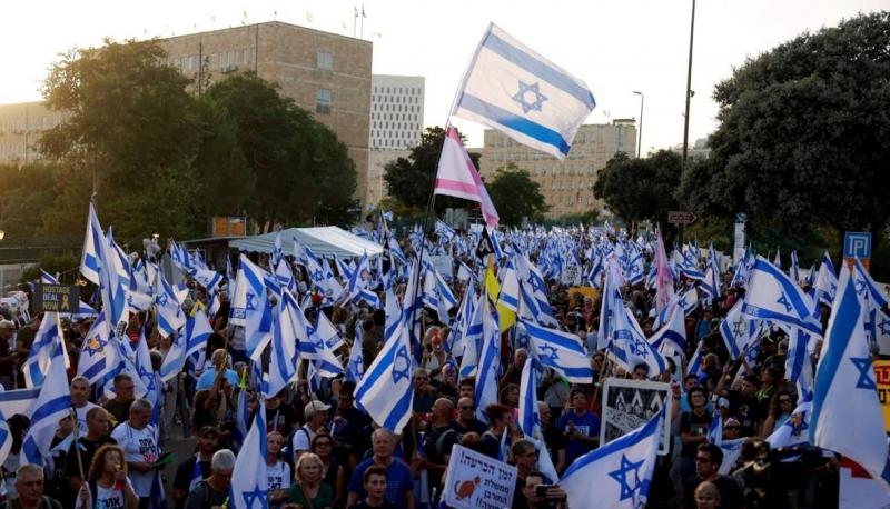 تظاهرات في إسرائيل... 