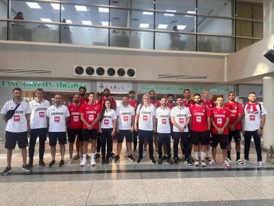 بعثة منتخب لبنان للرجال بكرة السلة غادرت للمشاركة في الملحق الأولمبي باسبانيا