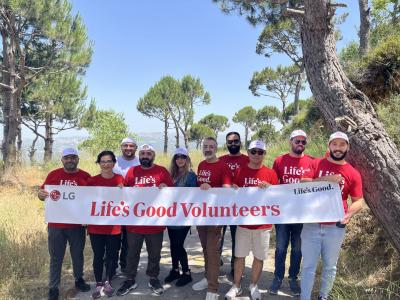 LG ELECTRONICS- Lebanon Branch CELEBRATES WORLD ENVIRONMENT DAY BY VOLUNTEERING FOR “A BETTER LIFE FOR ALL”