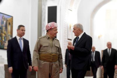 رشيد وبارزاني يؤكدان أهمية الحوار الفاعل والجاد بين الحكومة الاتحادية وإقليم كردستان