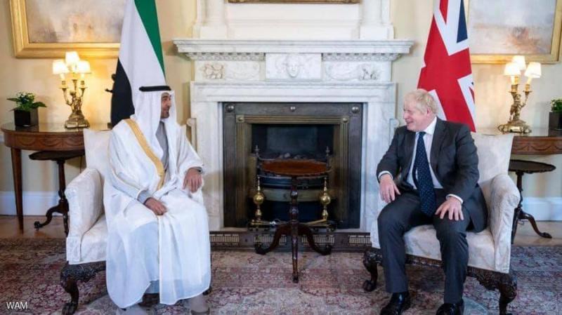 الشيخ محمد بن زايد يؤكد على العلاقات الاستراتيجية مع لندن