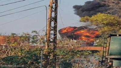 لبنان.. حريق كبير في منشآت نفطية في الزهراني