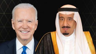 بايدن للملك سلمان: علاقاتنا تشكل حجر زاوية لأمن المنطقة