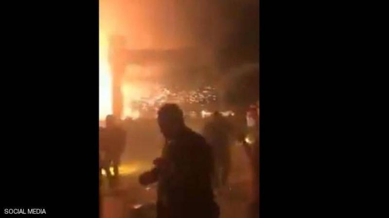 بالفيديو: حريق يحول حفل زفاف إلى كارثة