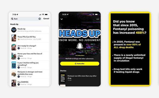سناب شات تتخذ خطوات لمواجهة تداول المخدرات