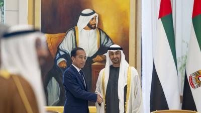 الرئيسان الاماراتي والإندونيسي يبحثان علاقات التعاون والشراكة الاقتصادية الشاملة