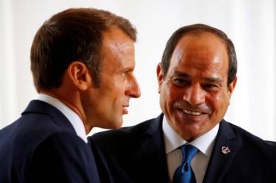 السيسي يستعرض مع ماكرون جهود 