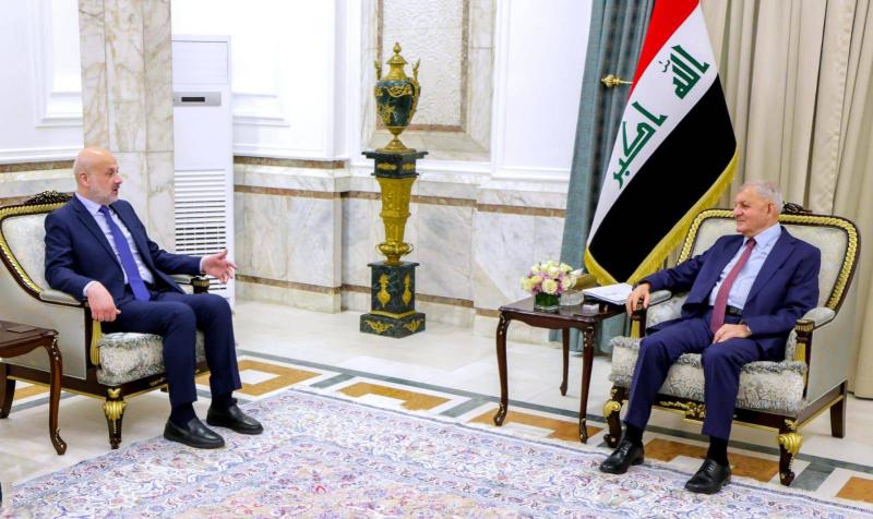 الرئيس العراقي يؤكد دعم بلاده للبنان
