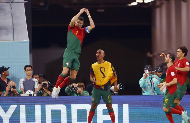 لاعب مصري يقلد احتفال رونالدو في الأولمبياد