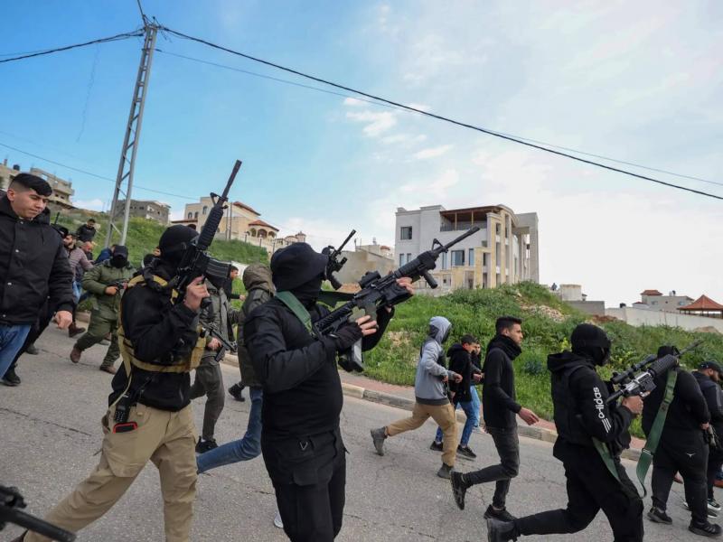 اشتباكات عنيفة بين الأمن الفلسطيني ومسلحين من كتيبة طوباس